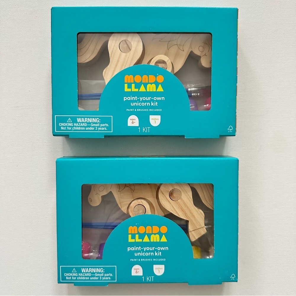 Mondo Llama Paint-Your-Own Unicorn Kit Set of 2